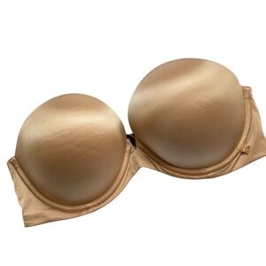 Victoria's Secret Very Sexy Strapless Bra Multi Way Nude Beige 38D‎
